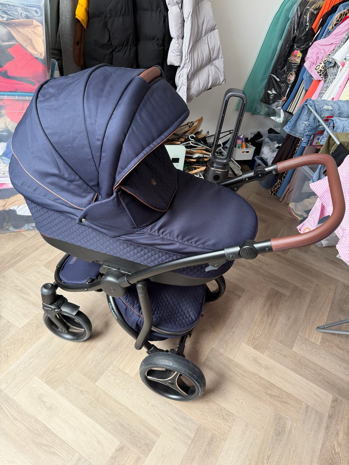 First Classic Edition Atlanta kinderwagen - Zeer compleet, Combiwagen, Ophalen, Overige merken, Verstelbare duwstang