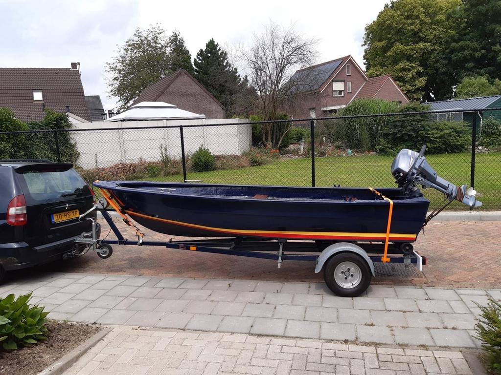 Vis console boot mer 8pk yamaha motor, Ophalen of Verzenden, Gebruikt, Overige typen