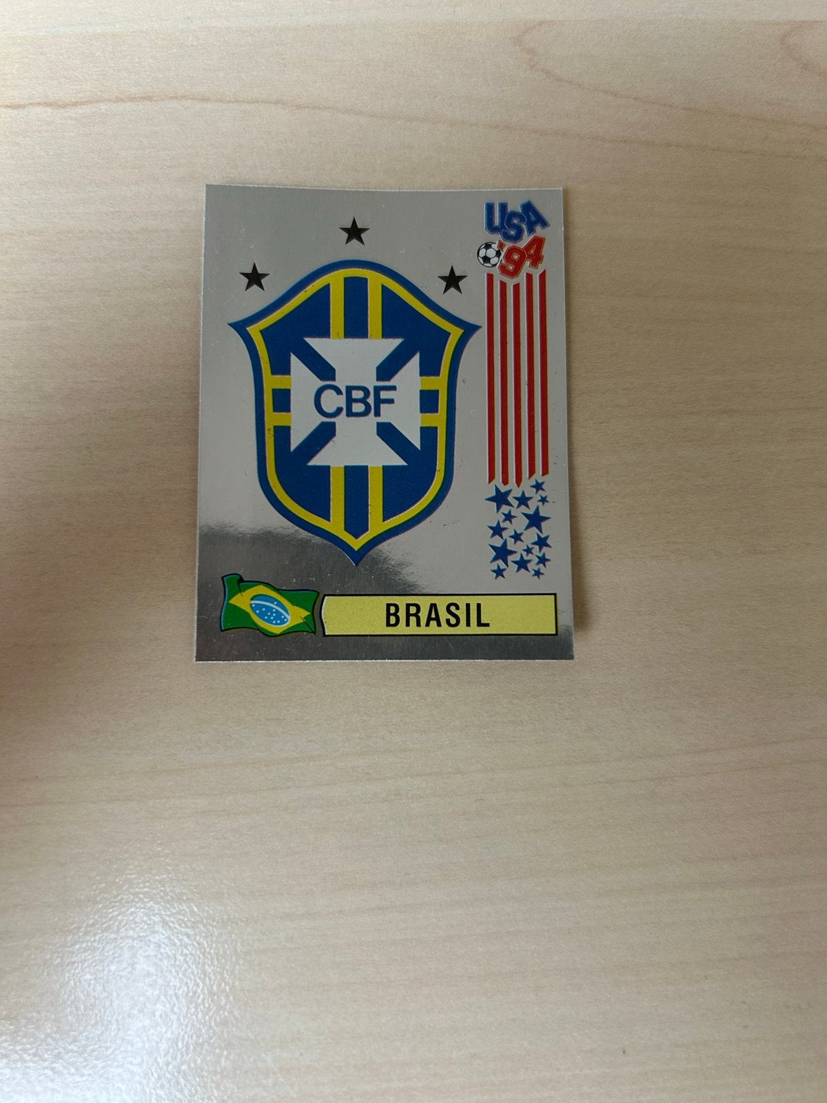 Panini USA 94 Sticker - Brazilië (nr. 96), Ophalen of Verzenden, Zo goed als nieuw, Sport