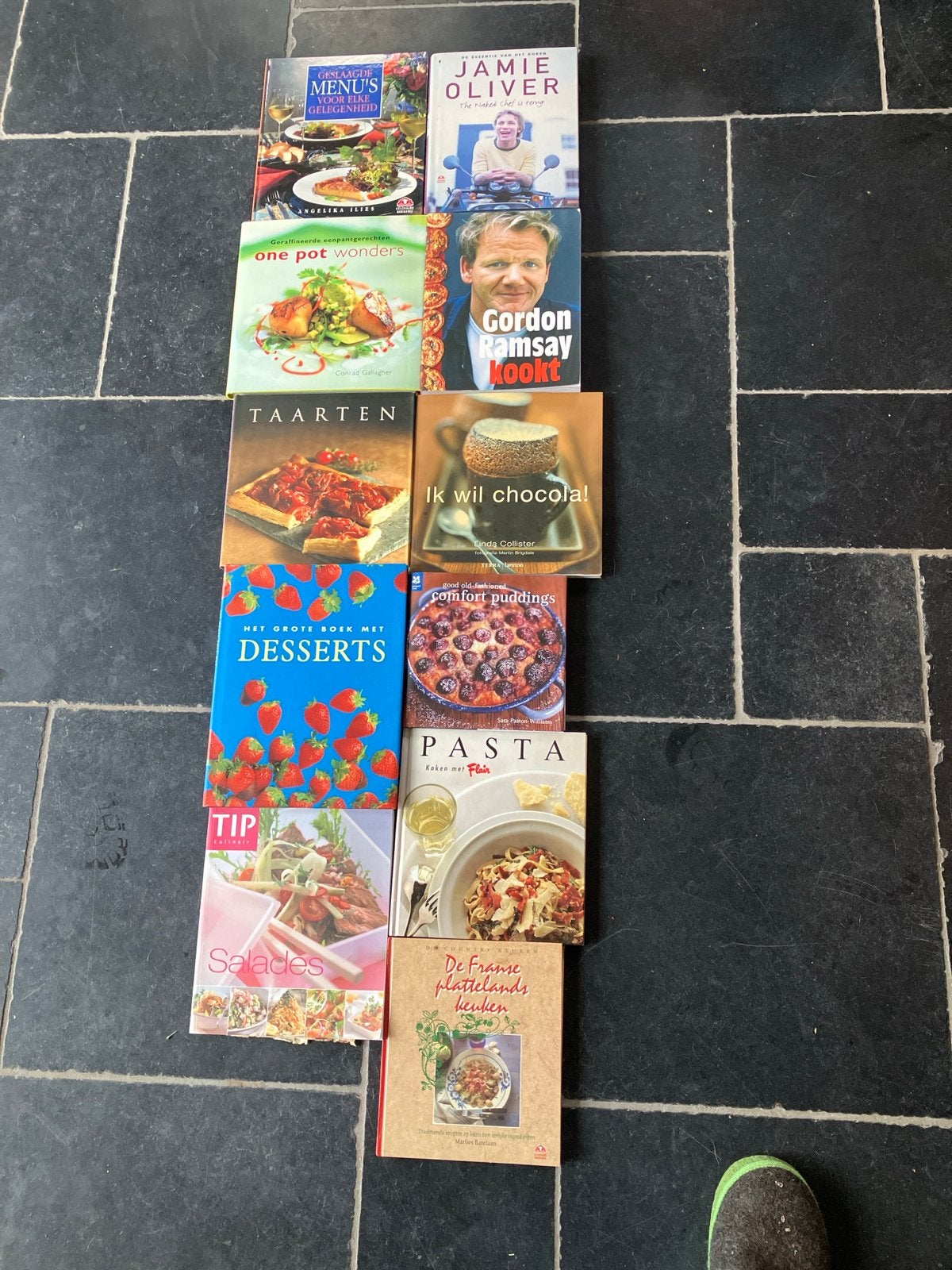 Grote collectie kookboeken: Jamie Oliver, Gordon Ramsay & me, Ophalen of Verzenden, Gelezen, Overige gebieden, Hoofdgerechten