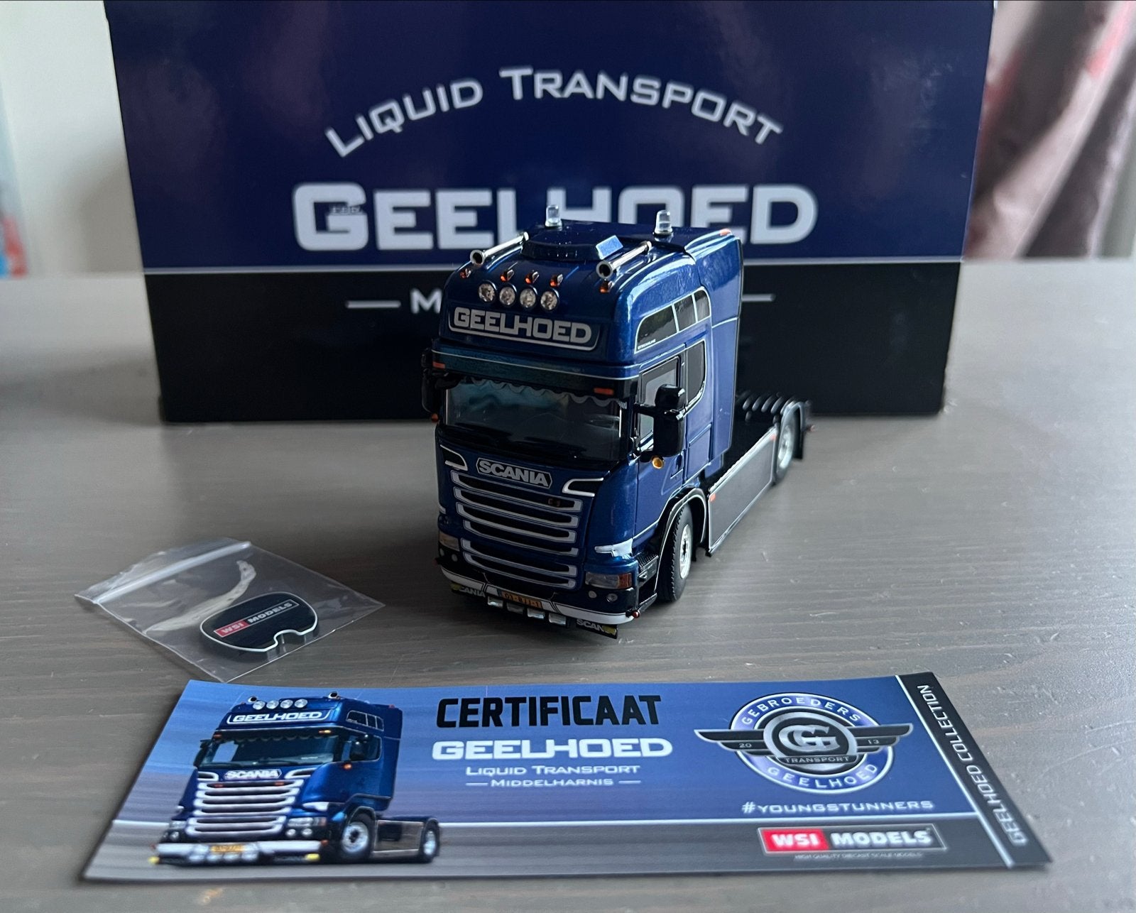 WSI Models Scania R450 Geelhoed Transport, Ophalen of Verzenden, Nieuw, Bus of Vrachtwagen, Wsi