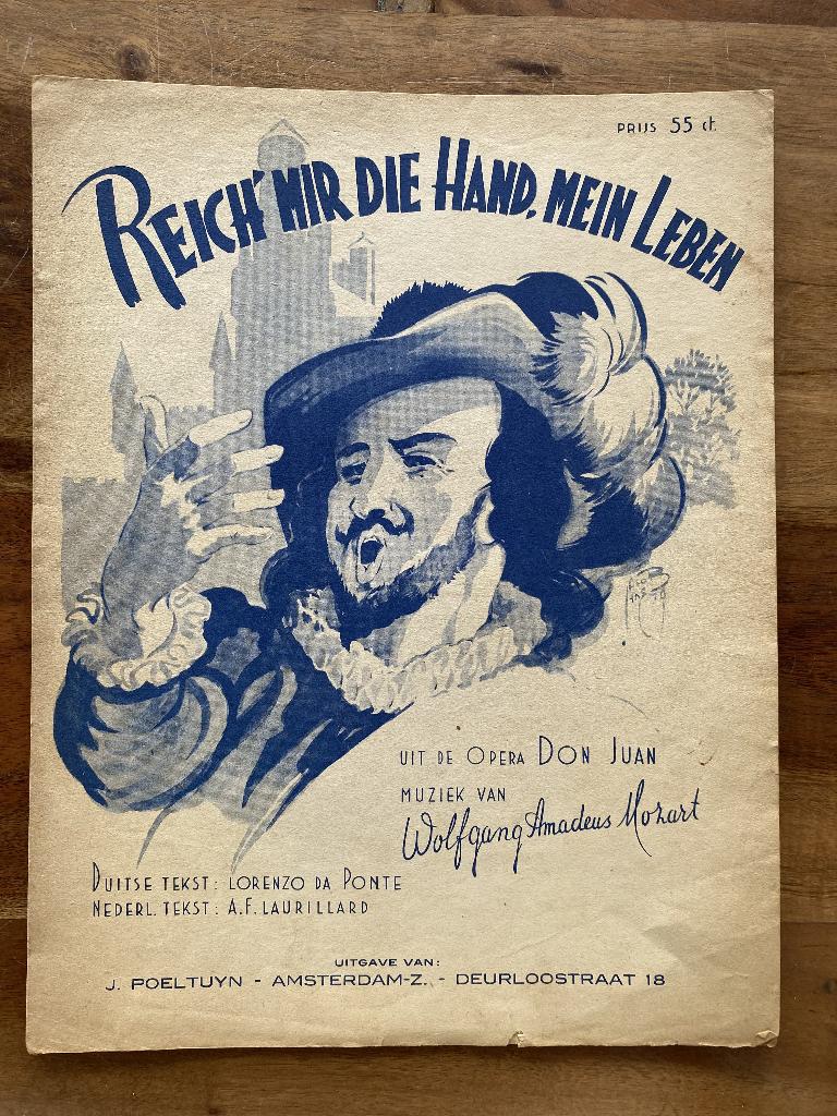 Reich mir die Hand, mein Leben - Don Juan - Mozart, Zang, Gebruikt, Klassiek, Ophalen of Verzenden