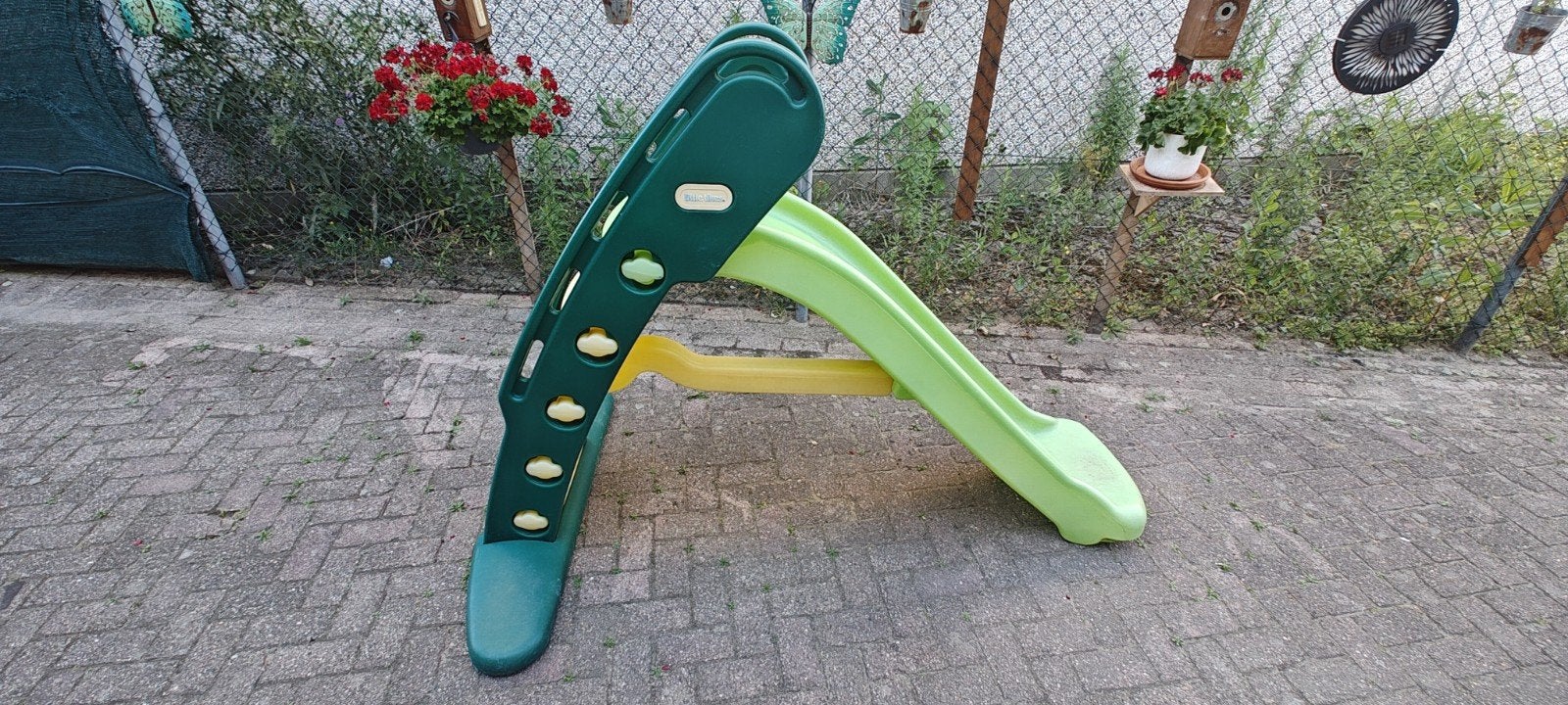 Groene kinderglijbaan  Little Tikes, Kinderen en Baby's, Speelgoed | Buiten | Speeltoestellen, Ophalen, Gebruikt, Glijbaan