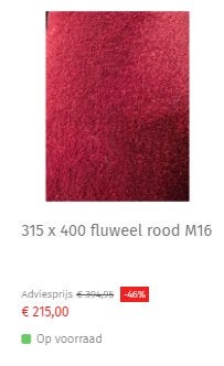 Hoogwaardig tapijt uit onze restantenhal, Ophalen of Verzenden, Nieuw, Minder dan 10 m², Tapijt