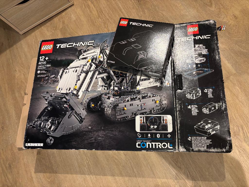 LEGO 42100 Technic Liebherr R 9800 - ALLEEN LEGE DOOS, Ophalen, Gebruikt, Lego, Overige typen