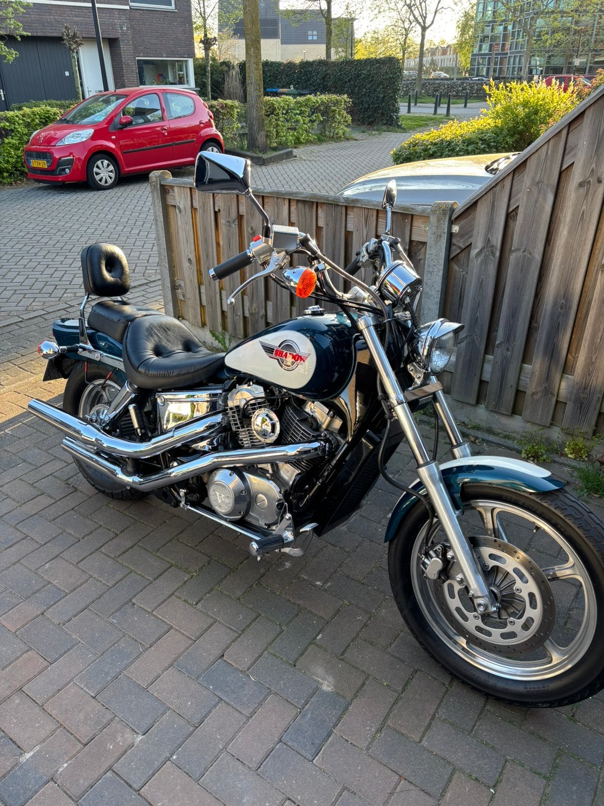 Honda Shadow VT 1100 cv, Cardan-aandrijving, 2 cilinders, Gebruikt, Particulier