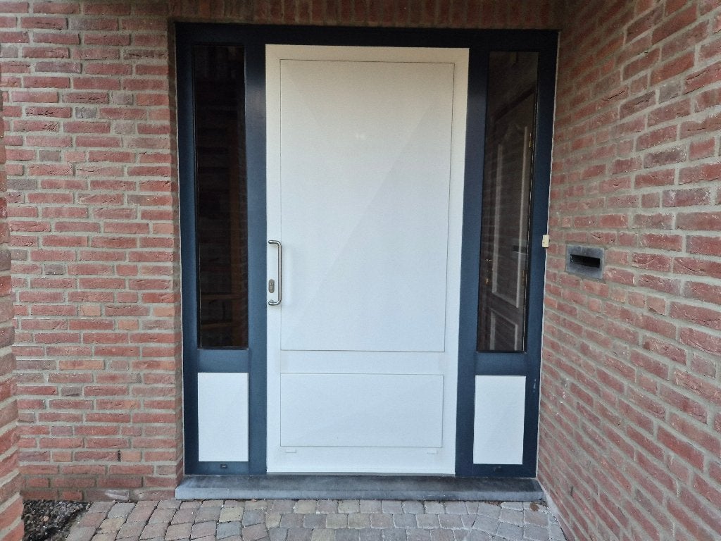 Aluminium kozijnen, dubbel glas, in zeer goede staat, Ophalen, Gebruikt, Aluminium, Inclusief glas