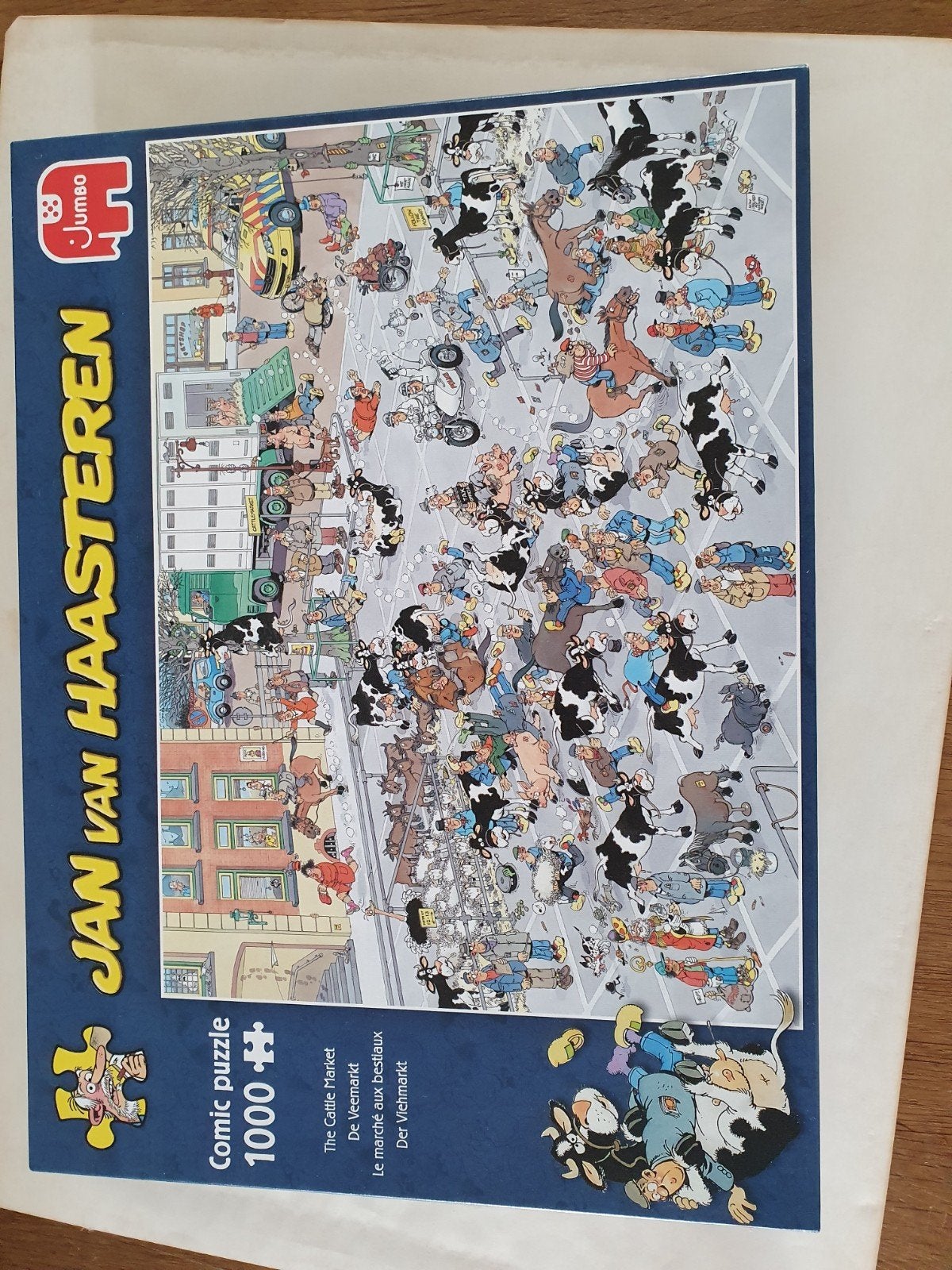 jan van haasterenpuzzel, Ophalen of Verzenden, 500 t/m 1500 stukjes, Gebruikt