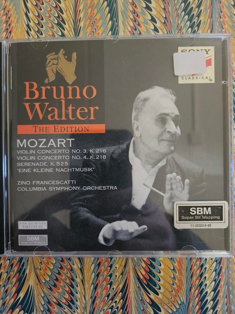 Mozart: Vioolconcerten & Eine Kleine Nachtmusik - Bruno Walt, Cd's en Dvd's, Ophalen of Verzenden, Classicisme, Zo goed als nieuw