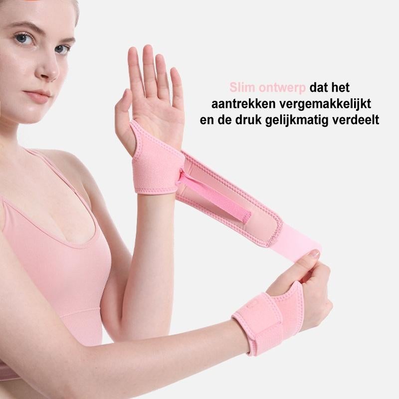 Polsbrace 2 stuks Één maat  Roze, Kleding | Dames, Sportkleding, Nieuw, Overige typen, Maat 38/40 (M), Roze, Verzenden