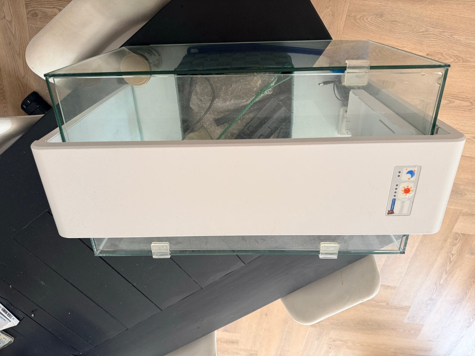 Aquarium SuperFish Home 60, Ophalen, Gebruikt, Superfish, Grind, Zand of Voedingsbodem