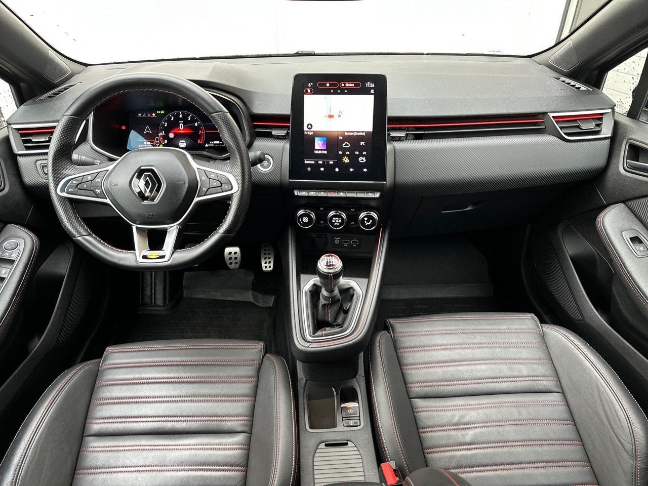 Renault Clio 1.0 TCe 90 R.S. Line GROOT NAVI / LEER / STOEL, Voorwielaandrijving, Gebruikt, 1057 kg, Adaptive Cruise Control