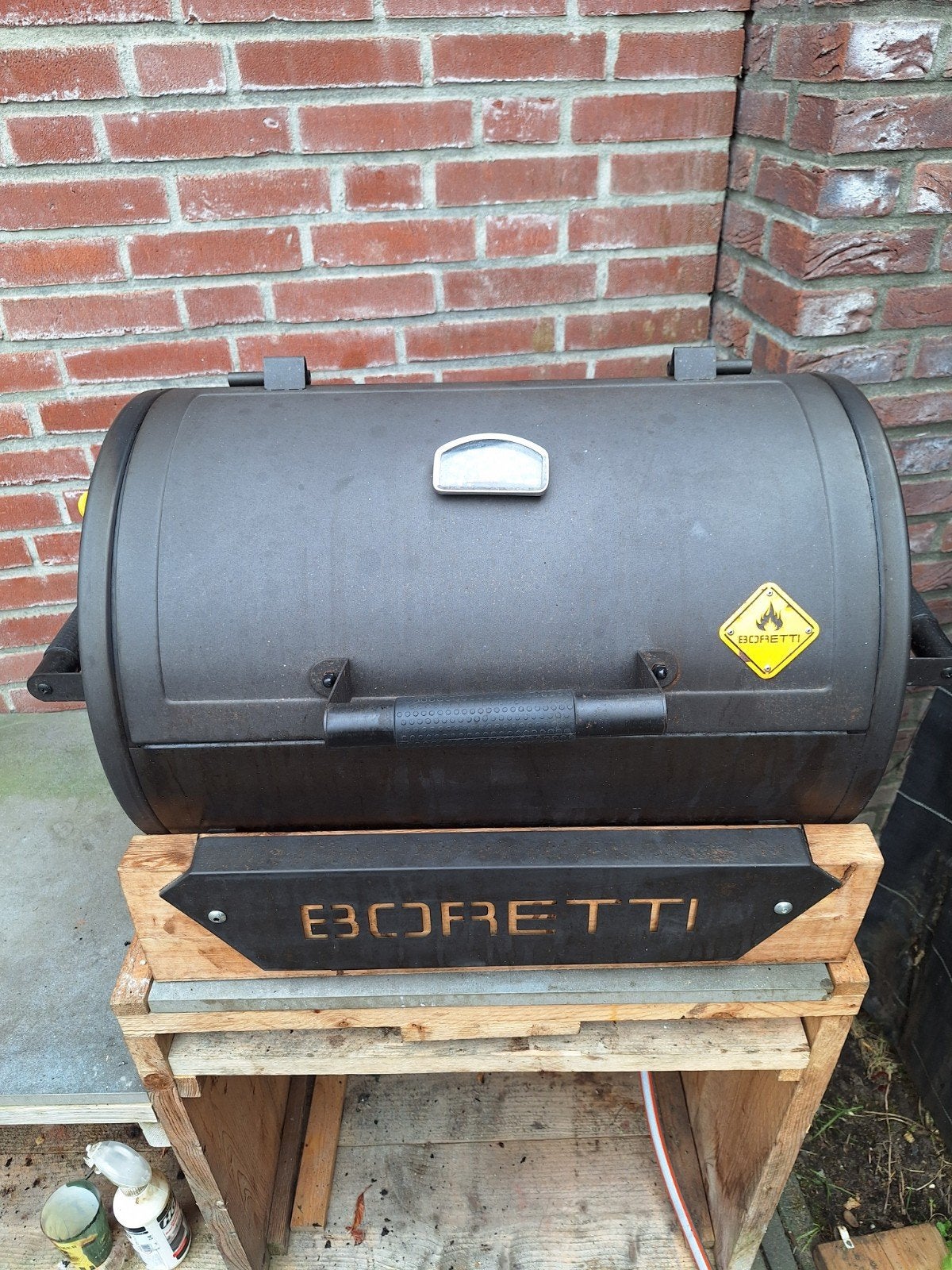 Boretti Fratello Houtskool BBQ, Ophalen, Gebruikt, Boretti