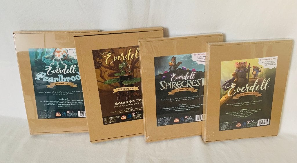 Everdell Evertree | Glimmergold | Freshwater | Trailblazers, White Goblin Games, Nieuw, Ophalen of Verzenden, Een of twee spelers