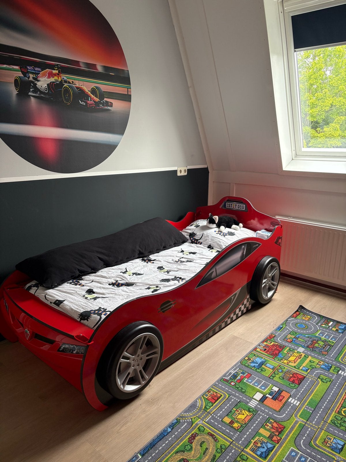 Gratis: Uitschuifbaar kinderbed (190x90) met matras, Ophalen, 85 tot 100 cm, Gebruikt, Matras