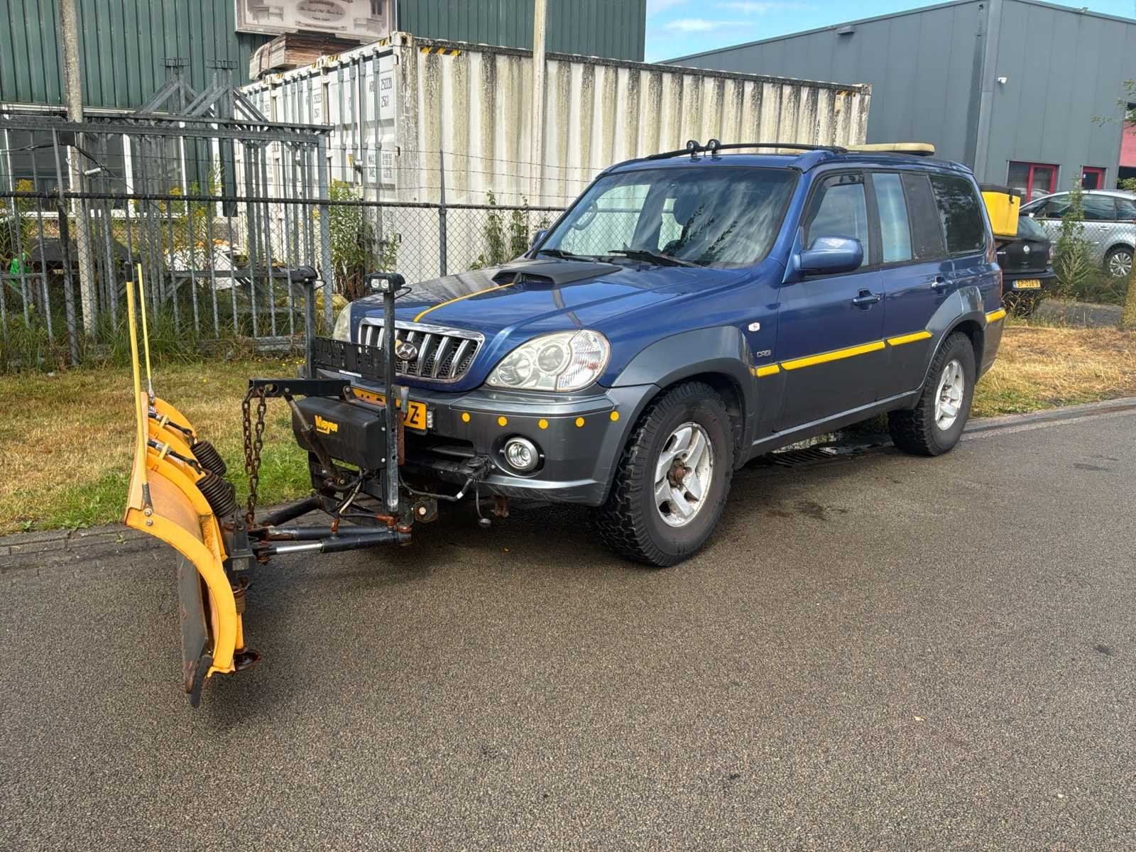 Hyundai Terracan 2.9 CRDI Luxe bedrijfswagen met sneeuwschui, 2902 cc, Gebruikt, 4 cilinders, 2800 kg