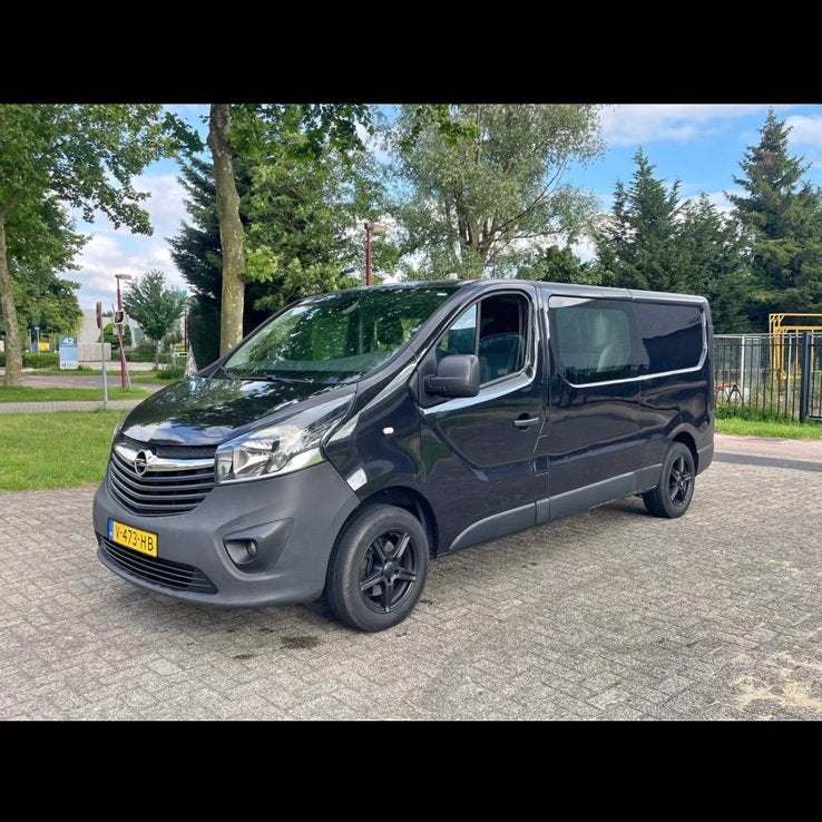 Opel Vivaro 1.6 CDTI AC L2H1 Dubbele Cabine KM 181.000, Auto's, Euro 6, 0 kg, Zwart, Bedrijf