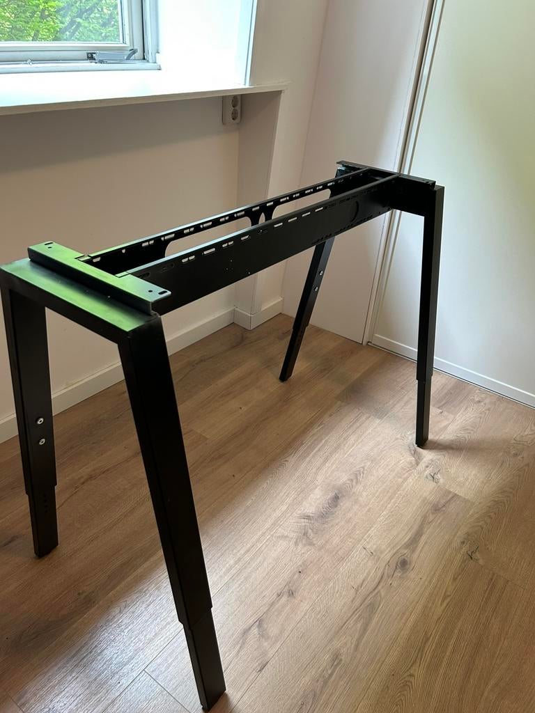 Zwart rvs onderstel / frame / tafelpoten, Ophalen, Gebruikt, 50 tot 100 cm, 150 tot 200 cm