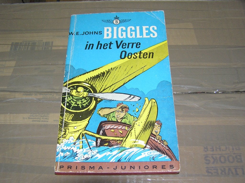 Biggles in het Verre Oosten-W.E. Johns, Ophalen of Verzenden, Gelezen, W.E. Johns
