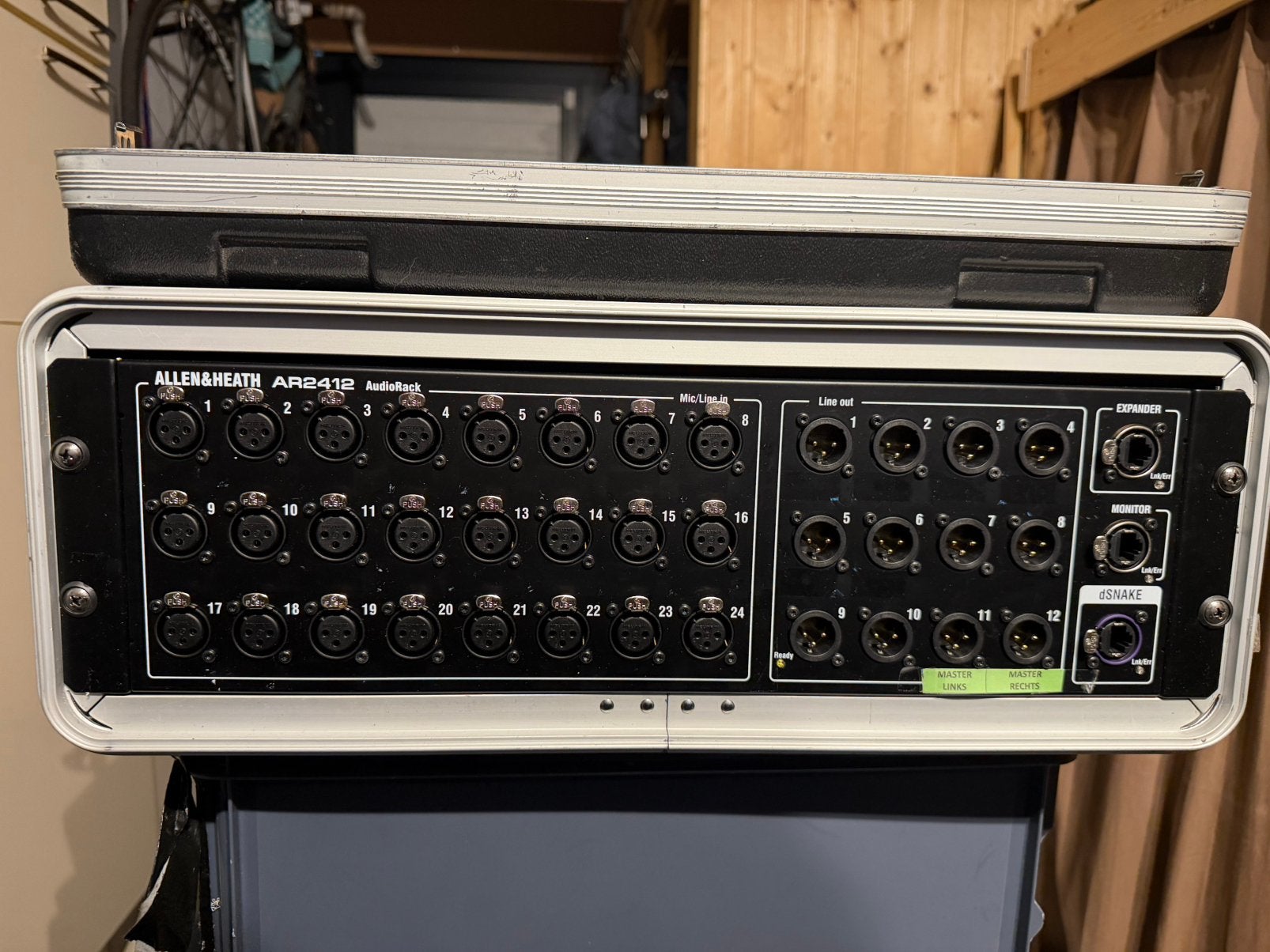 Te koop Allen & Heath AR2412 in Flightcase voor QU24, Ophalen, Zo goed als nieuw, 20 kanalen of meer