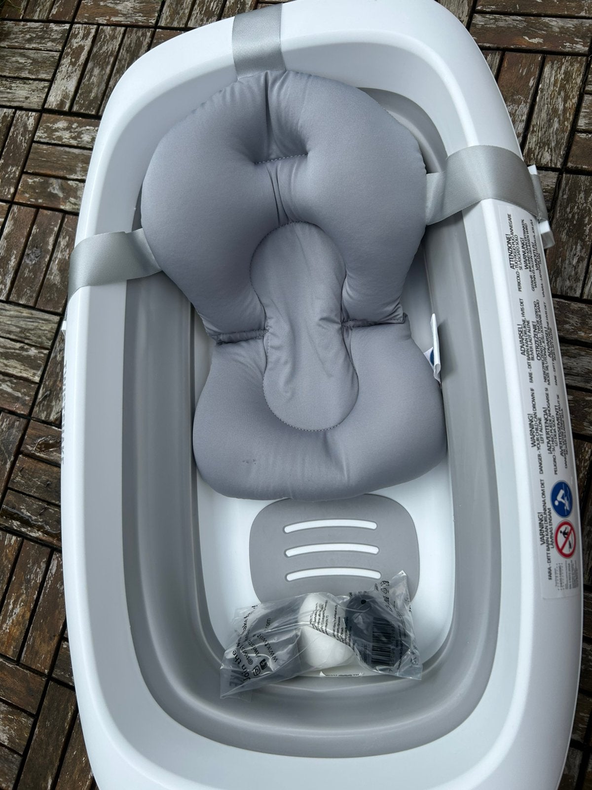 Twistshake Foldable and Non-slip Baby Bathtub, Ophalen, Zo goed als nieuw, Badje
