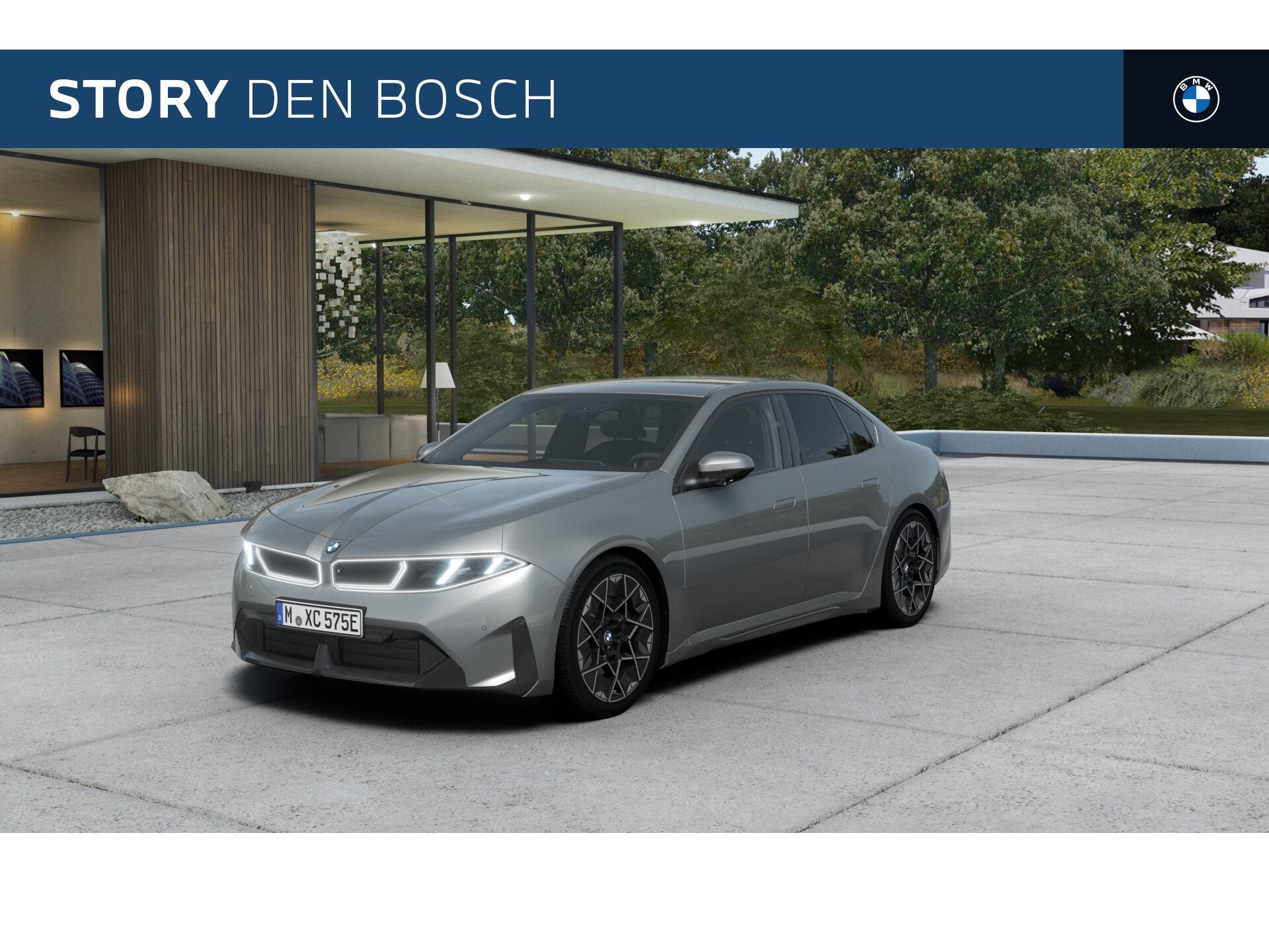 BMW i3 50 xDrive M Sport / Trekhaak / 3D Head-Up / Harman Ka, Auto's, Automaat, Dealer onderhouden, Zwart, Leder