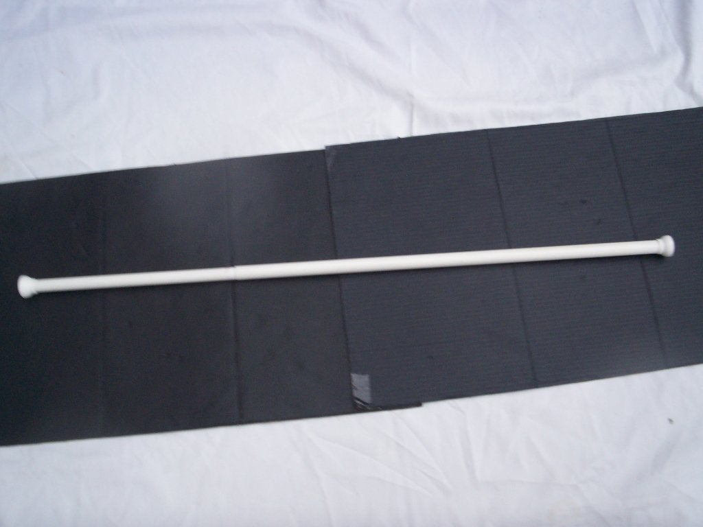 DOUCHEGORDIJNSTANG indrukbaar (<) 103,2 cm. wit gordijnstang, Ophalen of Verzenden, Zo goed als nieuw, Wit, Overige typen