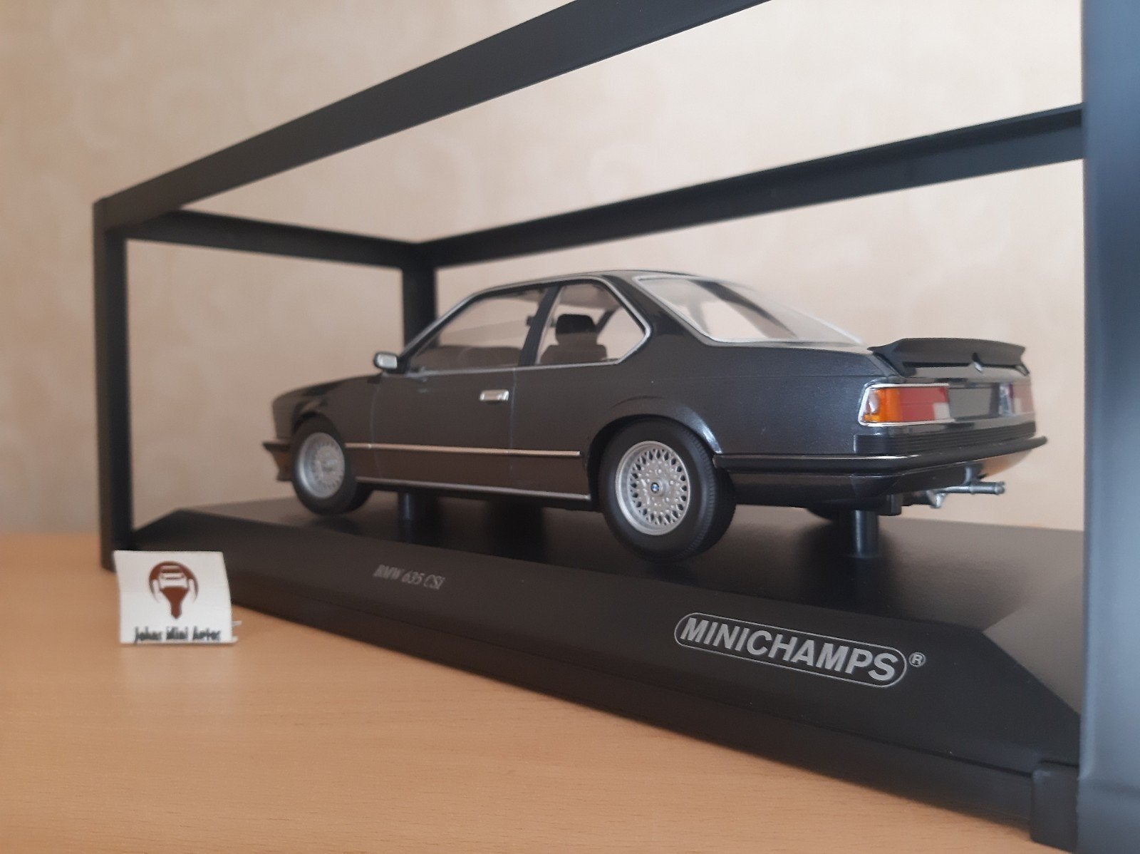 BMW 635 CSi 1982 Grijs Metallic van Minichamps 1:18, Minichamps, Auto, Nieuw, Ophalen of Verzenden