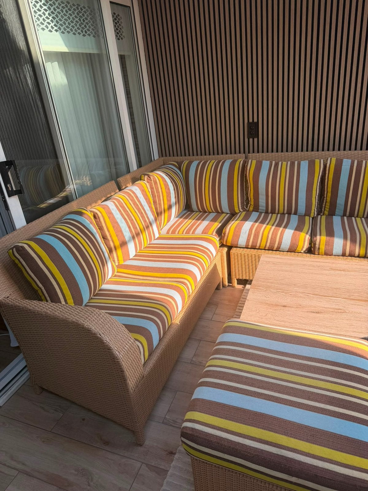 Loungeset/ tuinset, Tuin en Terras, Ophalen, Zo goed als nieuw, Wicker