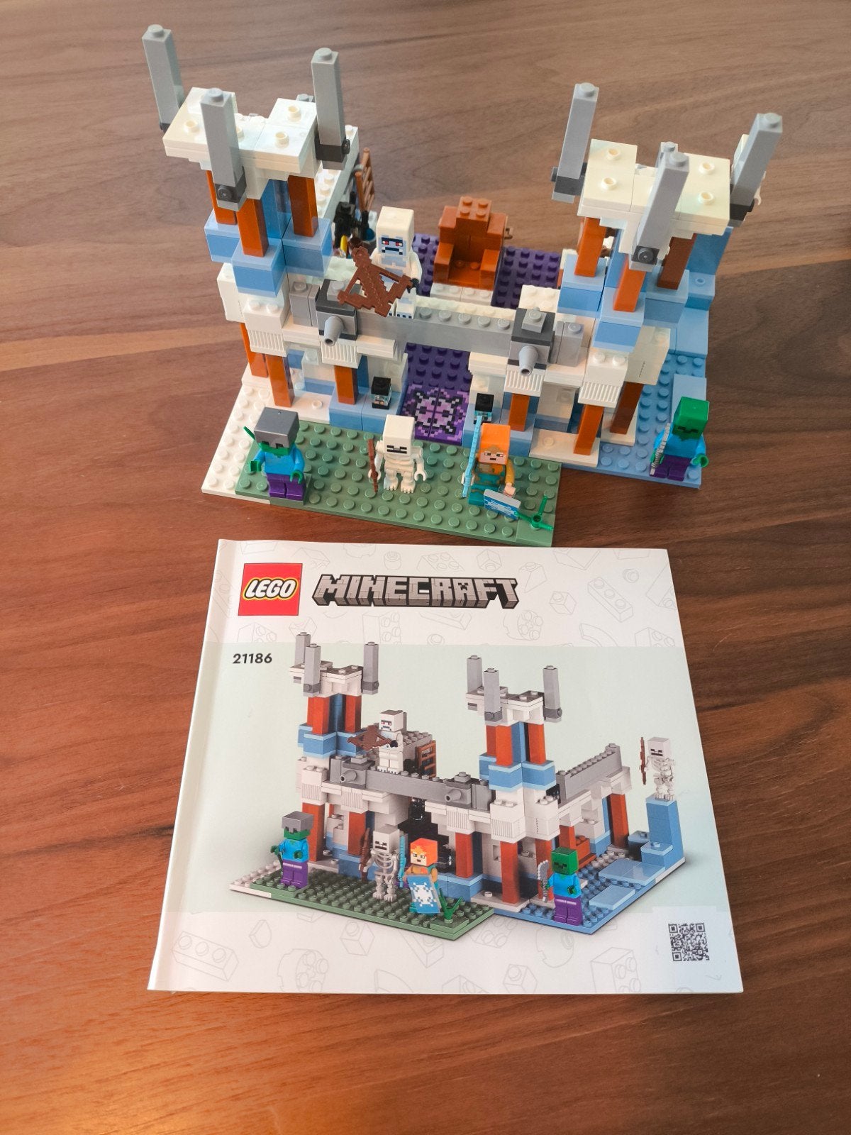 Lego 21186 Het Ijskasteel, Ophalen, Gebruikt, Minecraft, Lego