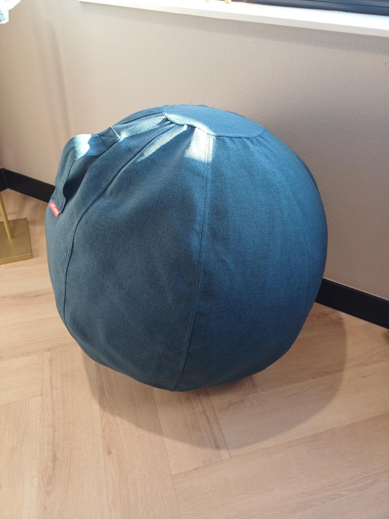 Office Ball - Jeans Stof - Lichaamslengte 185-215cm, Gebruikt, Blauw, Ophalen of Verzenden, Eén
