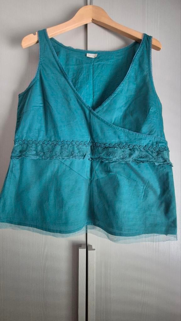 Mooie groene top van Noa Noa, Kleding | Dames, Noa Noa, Maat 46/48 (XL) of groter, Ophalen of Verzenden, Zonder mouw