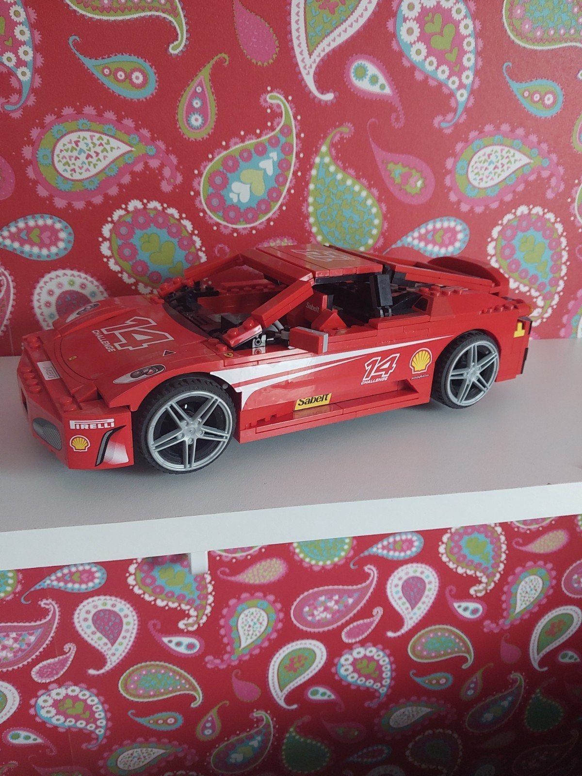 Lego Racers Ferrari F430 Challenge 1:17 (8143), Ophalen of Verzenden