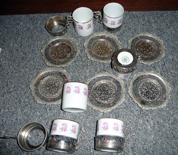 espresso kopjes 6 stuks, Antiek en Kunst, Ophalen of Verzenden