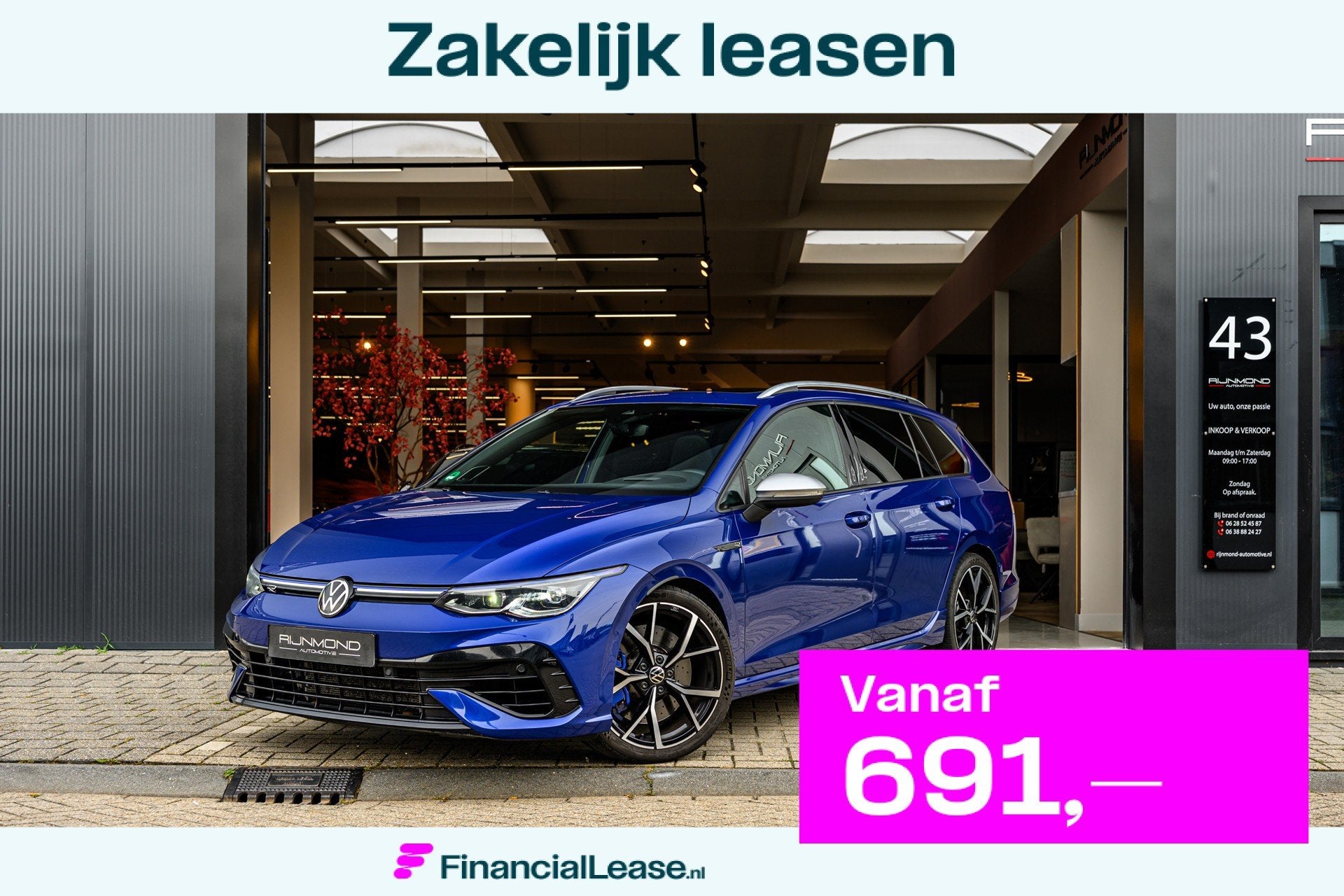 Volkswagen GOLF 2.0 TSI 4Motion R Variant Performance|H&K|Ca, Automaat, Dealer onderhouden, Stof, Gebruikt