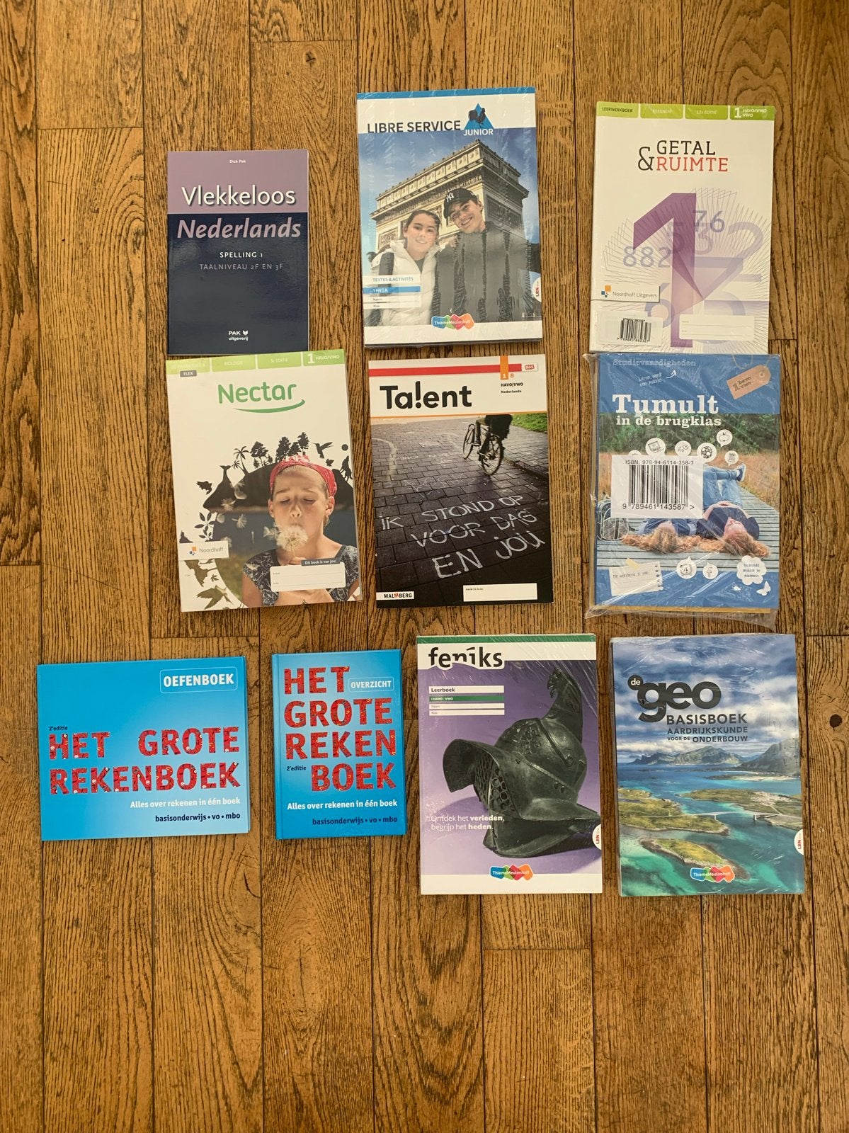 Diverse nieuwe schoolboeken HAVO VWO 1e klas, Boeken, Ophalen of Verzenden, Nieuw, Overige niveaus, Overige vakken