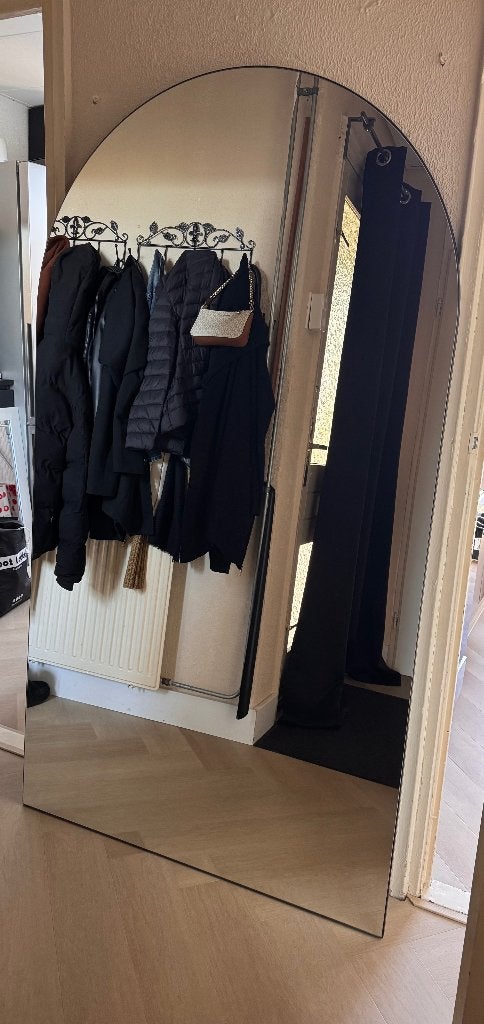 Boogspiegel 180x100cm, Huis en Inrichting, Woonaccessoires | Spiegels, Ophalen of Verzenden, Zo goed als nieuw, 75 tot 100 cm