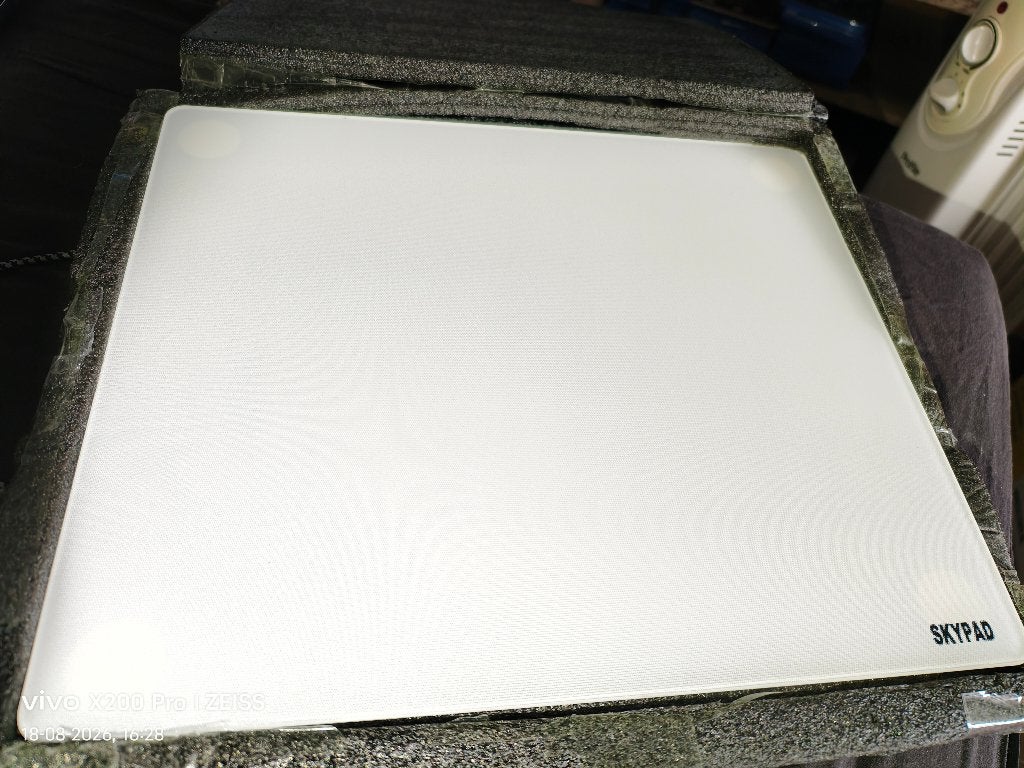 skypad muispad glas voor pro gaming, Computers en Software, Muismatten, Ophalen of Verzenden, Nieuw, Skypad