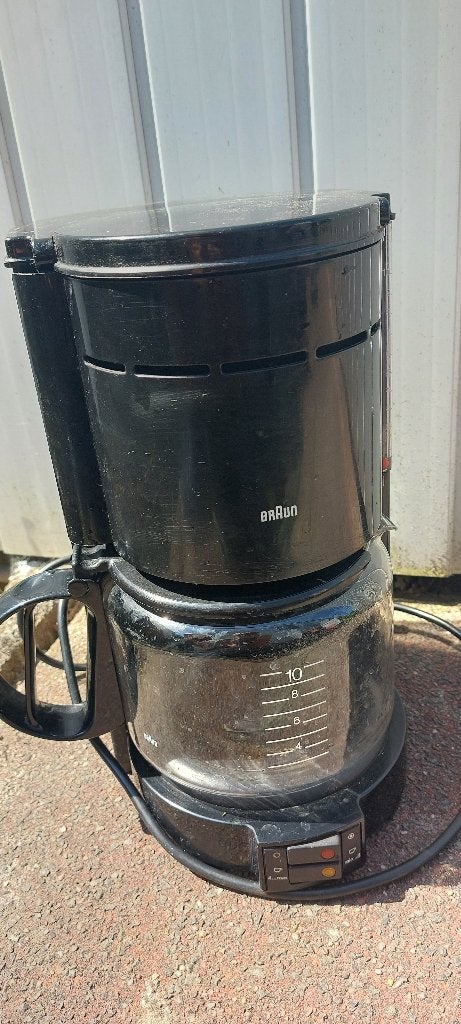 Braun koffiezetapparaat, Ophalen, Gebruikt, Koffiemachine, Gemalen koffie