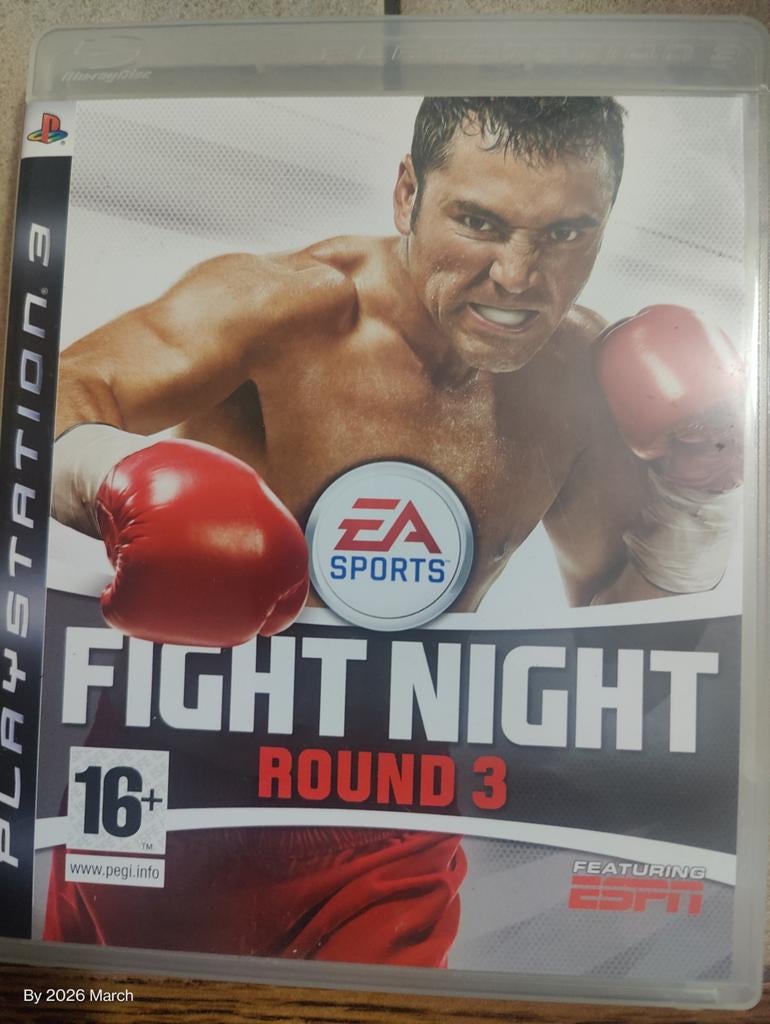 Fight Night Round 3 PS3 - Boksgame met realistische gameplay, Gebruikt, 2 spelers, Eén computer, Ophalen of Verzenden