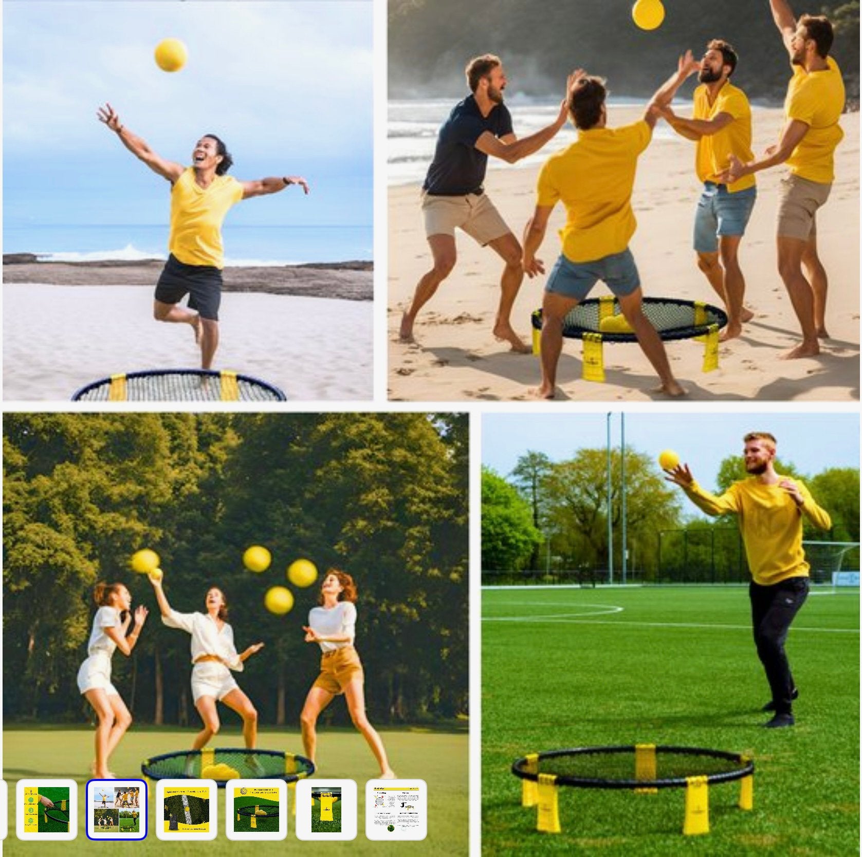 Strand & picknickspel (bashhbal / smashball / roundbal ), Ophalen of Verzenden, Nieuw