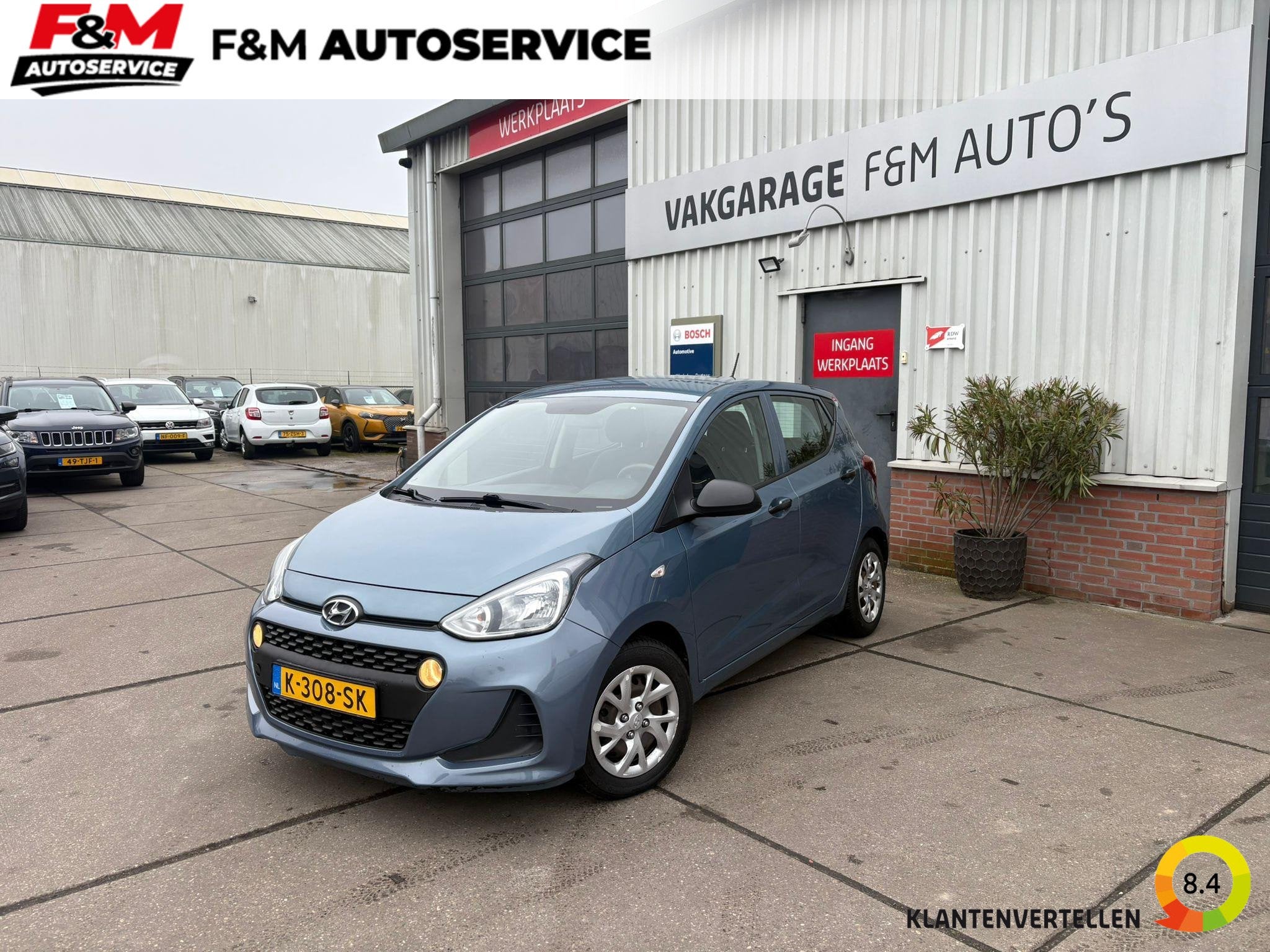 Hyundai i10 1.0i i-Motion Comfort Airco, Auto's, Euro 5, Stof, Gebruikt, 31 €/maand