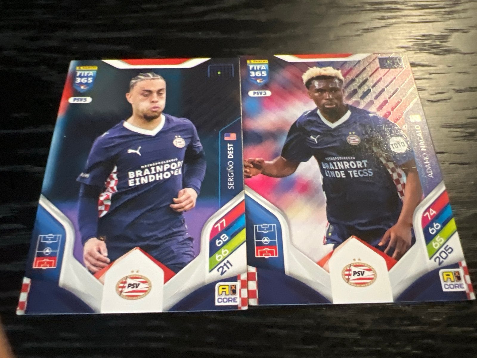 PSV FIFA 365 Adrenalyn XL 2023 kaarten Sergino Dest & Adam N, Verzamelen, Ophalen, Nieuw, PSV, Spelerskaart