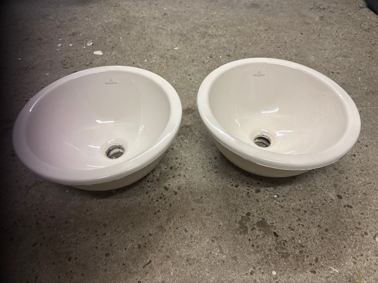 Villeroy & Boch waskommen (2 stuks), Ophalen, Gebruikt, Wastafel