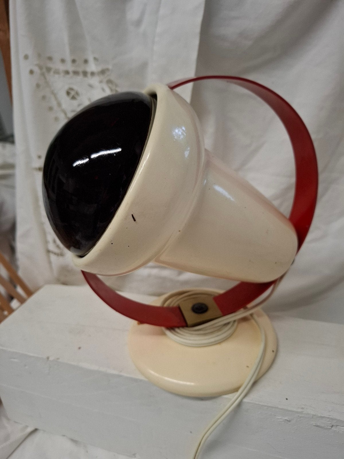 Philips Infraphil 7529 Infraroodlamp - Vintage en Werkend, Antiek en Kunst, Antiek | Lampen, Ophalen of Verzenden