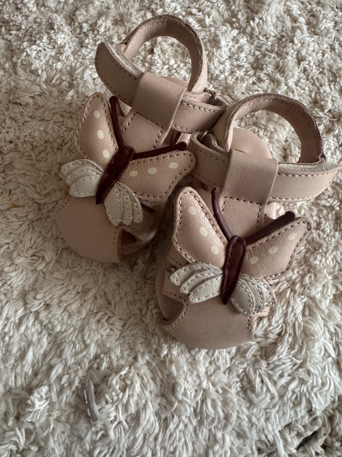 Donsje Duni Sky Sandals Butterfly Powder Metallic Nubuck, Ophalen, Zo goed als nieuw, Meisje, Schoentjes