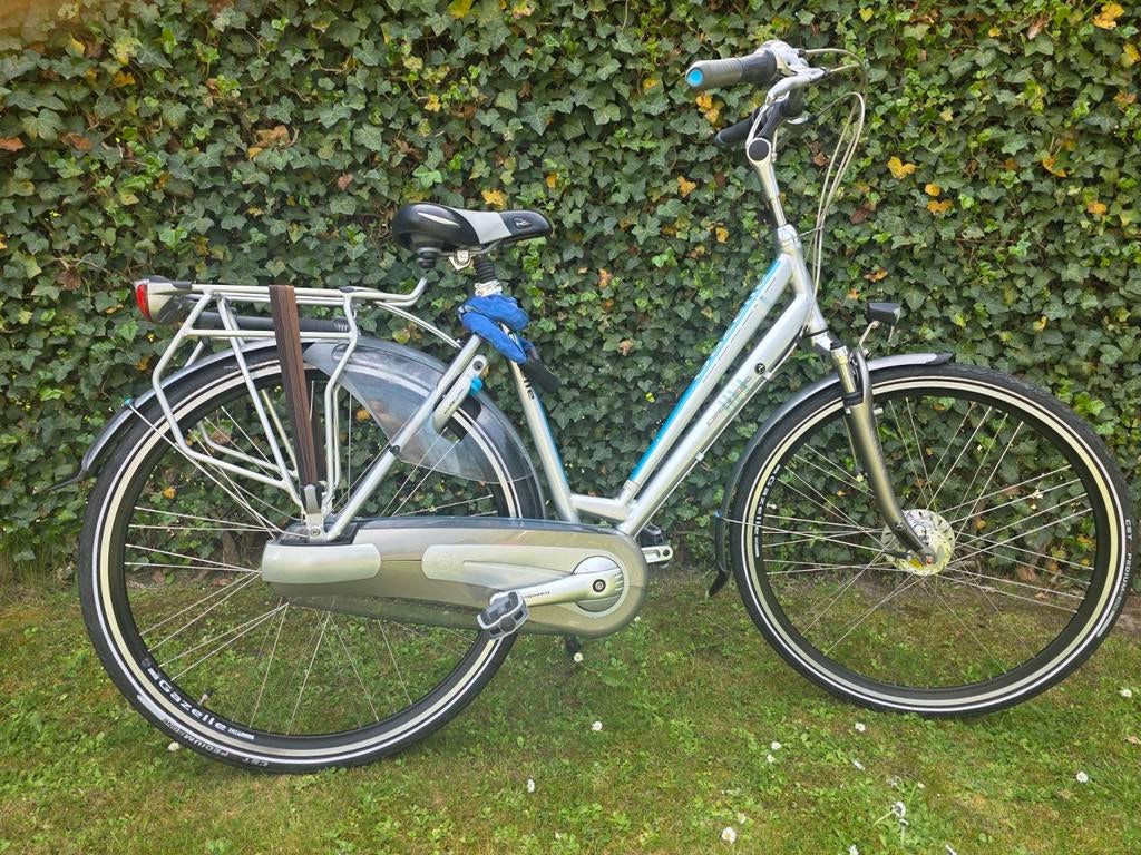 Gazelle orange 8 vers naaf hoogte 53 cm Bijna nieuw fiets!!!, Fietsen en Brommers, Fietsen | Dames | Damesfietsen, Ophalen, 53 tot 56 cm