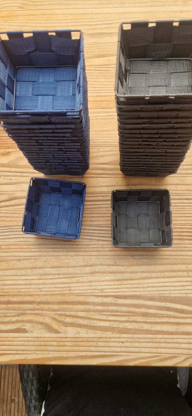 Gevlochten mandjes, Ophalen, Doos, Minder dan 35 cm, Minder dan 50 cm