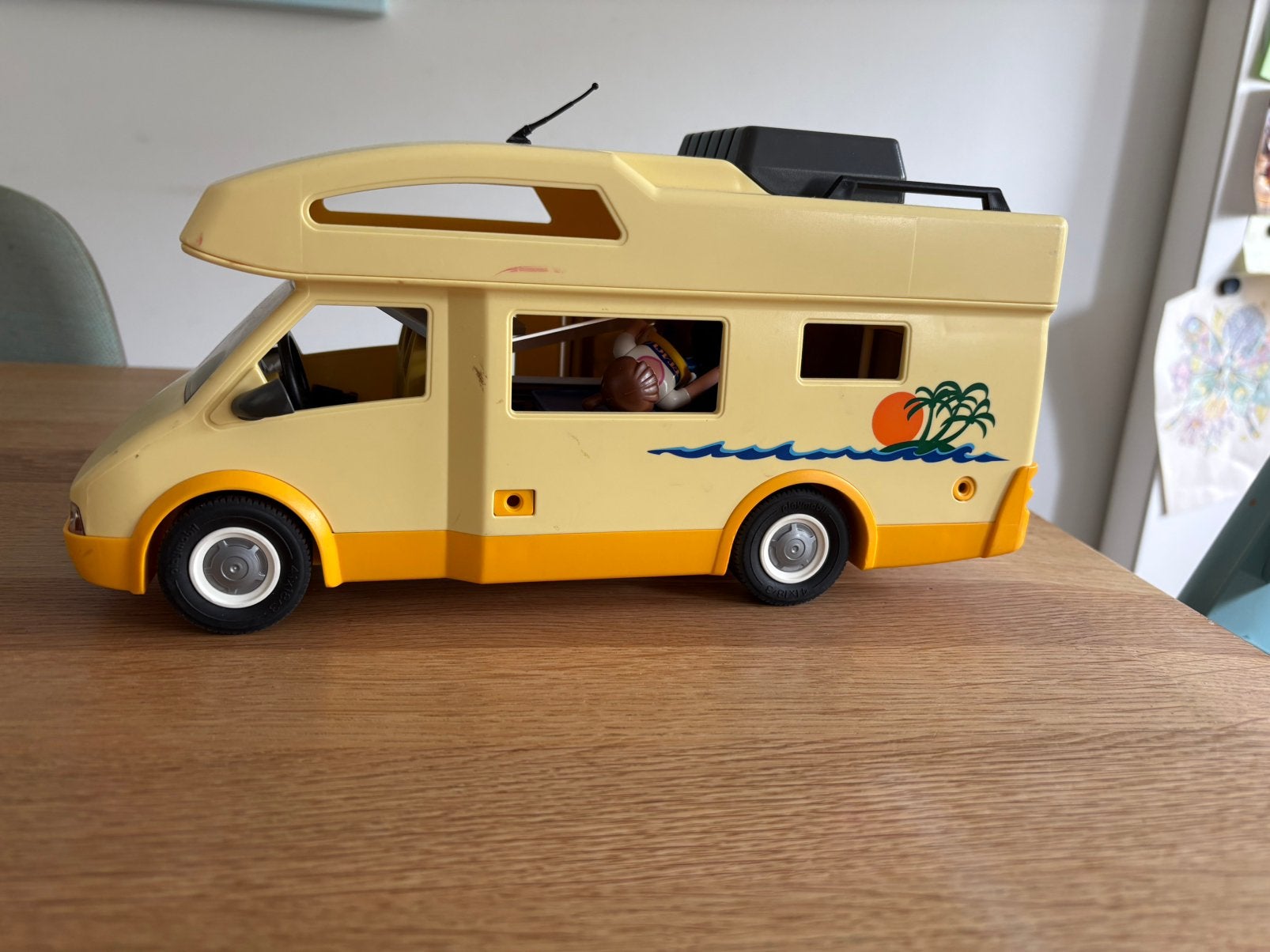 Playmobil camper met accessoires, Ophalen of Verzenden, Gebruikt, Complete set