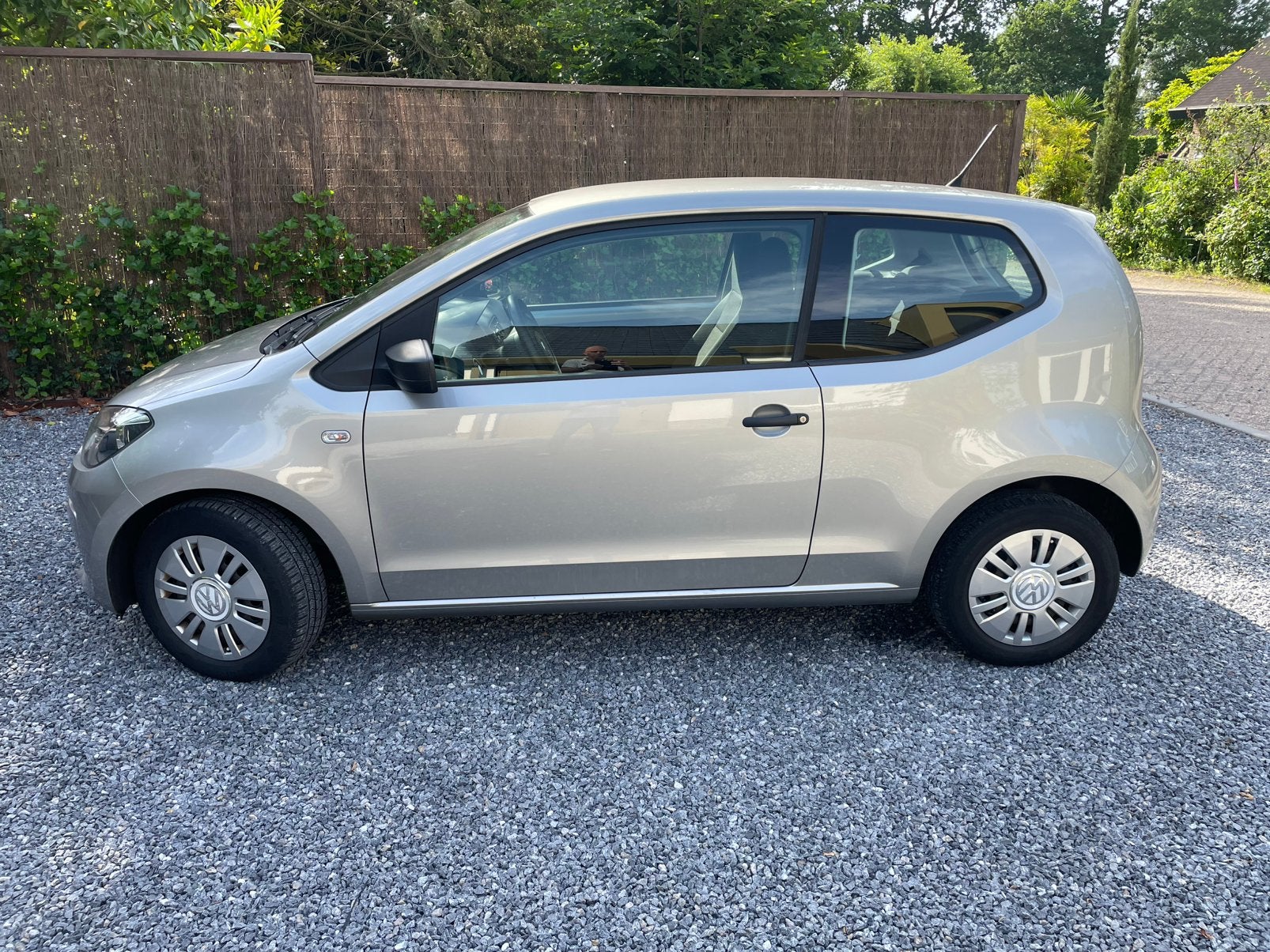 Volkswagen up! 1.0 50KW/68PK 3 Drs,  Ecofuel 2014 Grijs, Auto's, Voorwielaandrijving, 37 €/maand, 4 stoelen, Overige brandstoffen